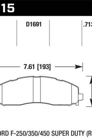 While Supplies Last HAWK LTS Brake Pads