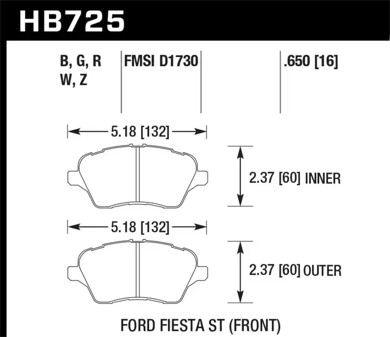Wholesale HAWK Ceramic Brake Pad Sets