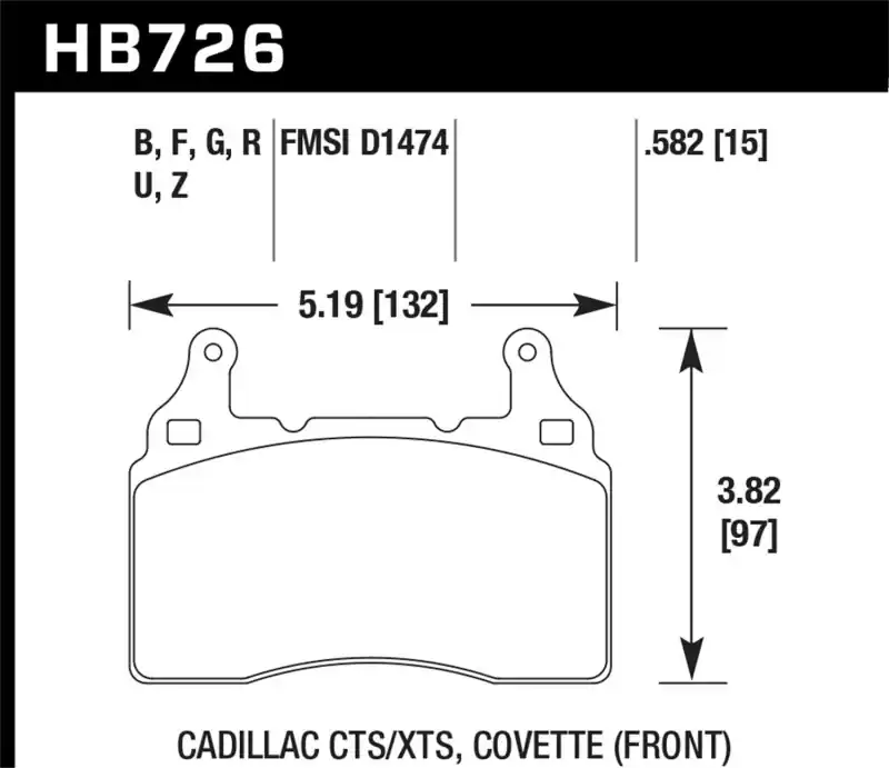 Buy Direct HAWK HPS 5.0 Brake Pad Sets