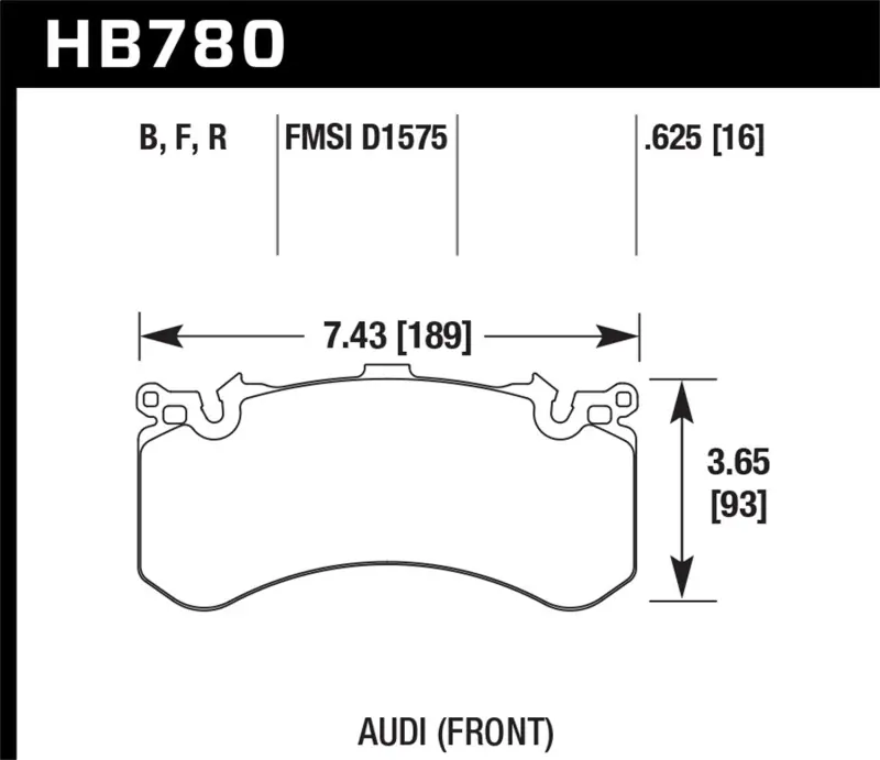 HAWK HPS Brake Pad Sets Direct From Manufacturer