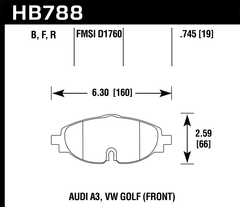 Next Day Delivery HAWK HP+ Brake Pad Sets