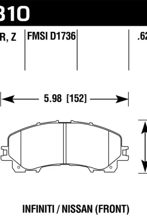 Brand New HAWK HPS 5.0 Brake Pad Sets