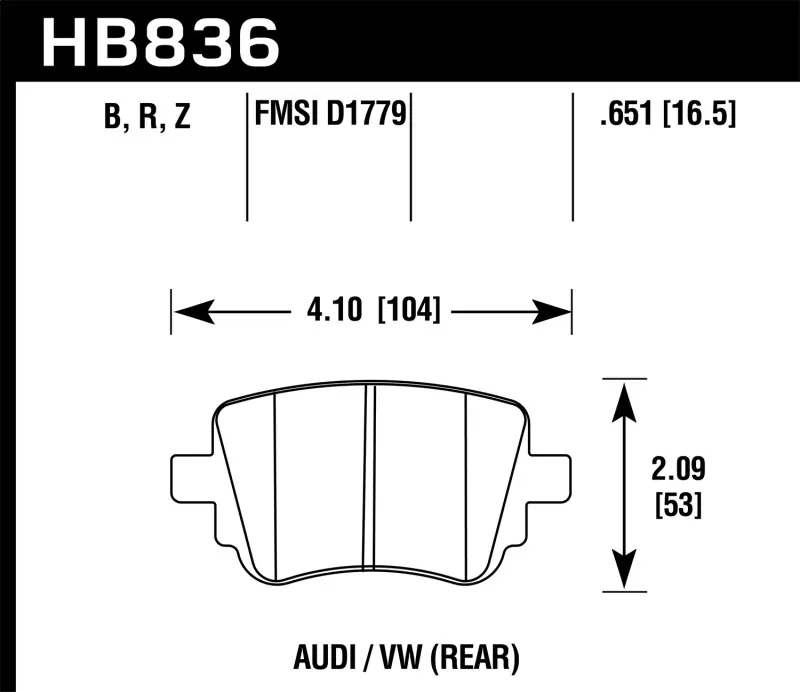 Premium HAWK HPS 5.0 Brake Pad Sets