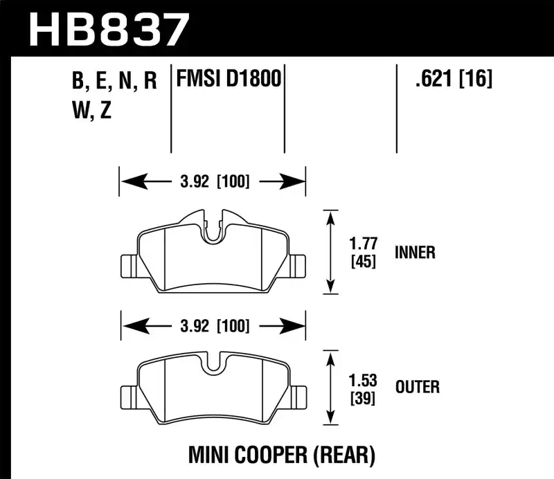 Holiday Sale HAWK HPS 5.0 Brake Pad Sets