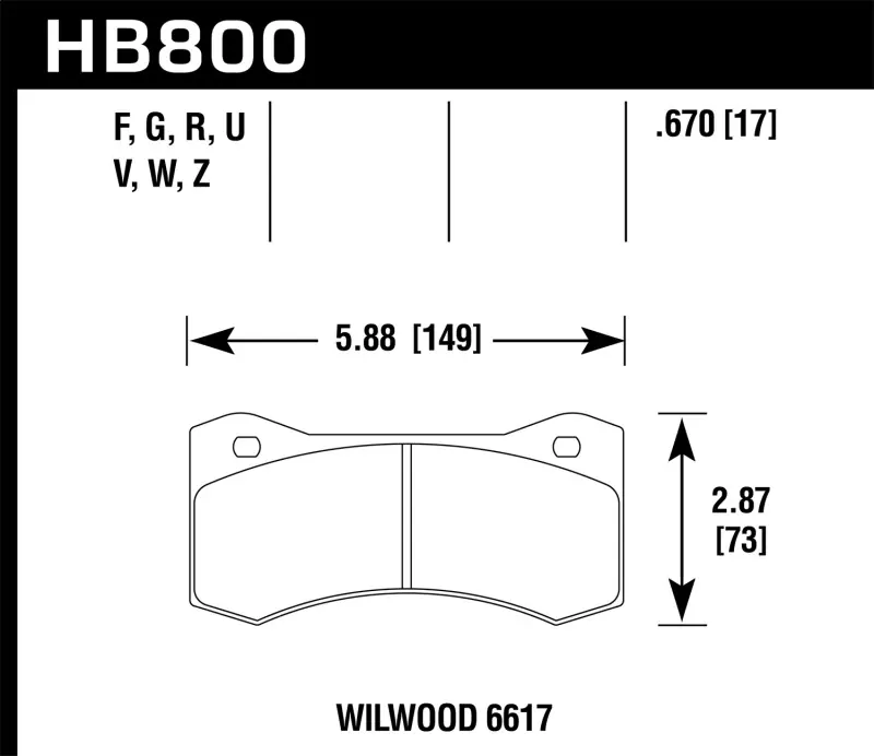 Factory Price HAWK DTC-60 Brake Pad Sets