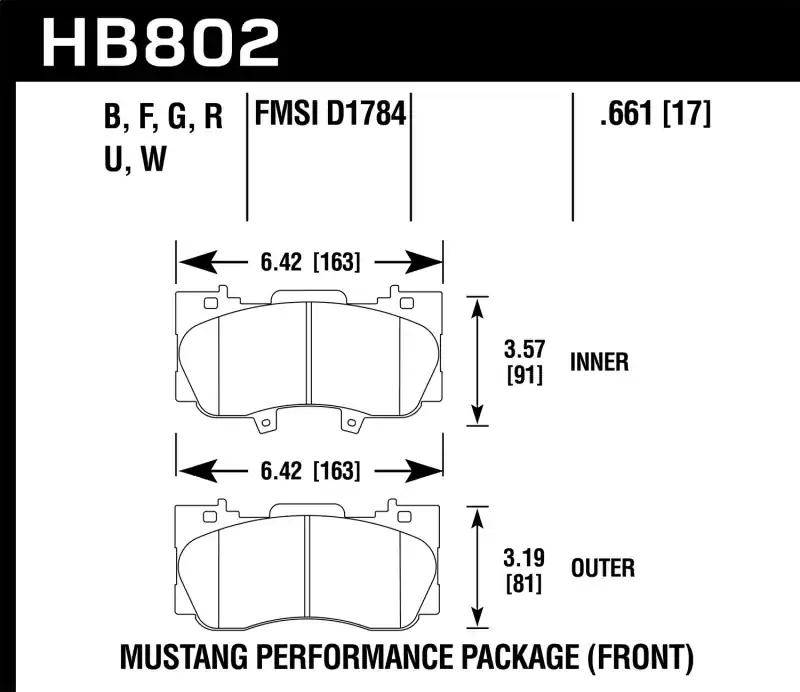 HAWK HP+ Brake Pad Sets Best Seller