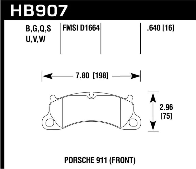 HAWK HPS 5.0 Brake Pad Sets Fresh Stock