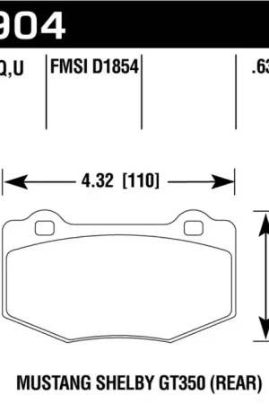Buy Online HAWK HPS 5.0 Brake Pad Sets