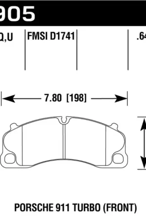 Budget HAWK Ceramic Brake Pad Sets