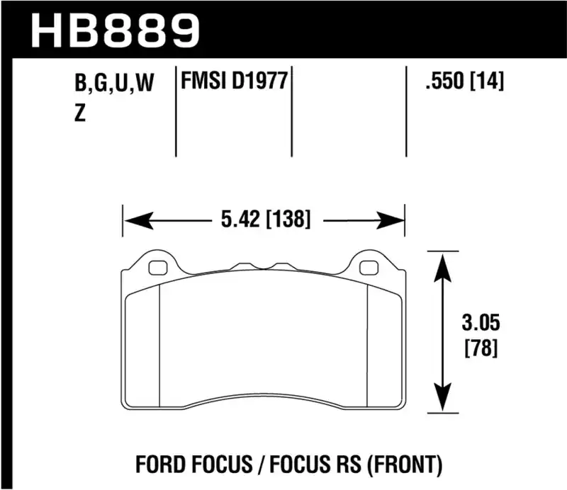 HAWK Ceramic Brake Pad Sets Free Returns