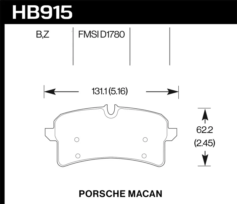 Clearance HAWK HPS 5.0 Brake Pad Sets