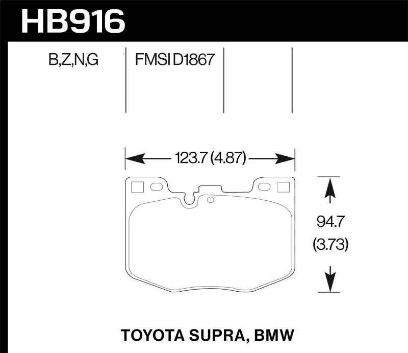 HAWK HPS 5.0 Brake Pad Sets Place Order
