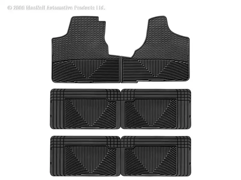 Trending WT Rubber Mats - Front - Blk