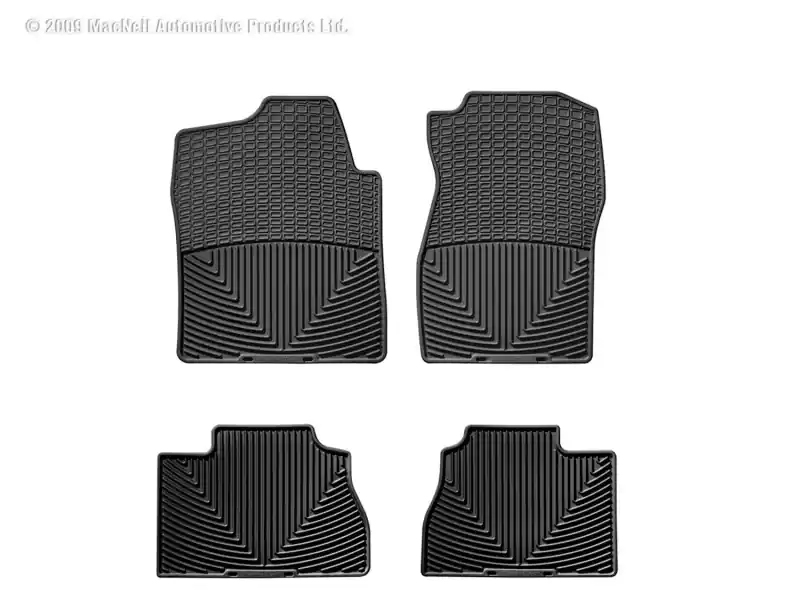 WT Rubber Mats - Rear - Blk Cheap
