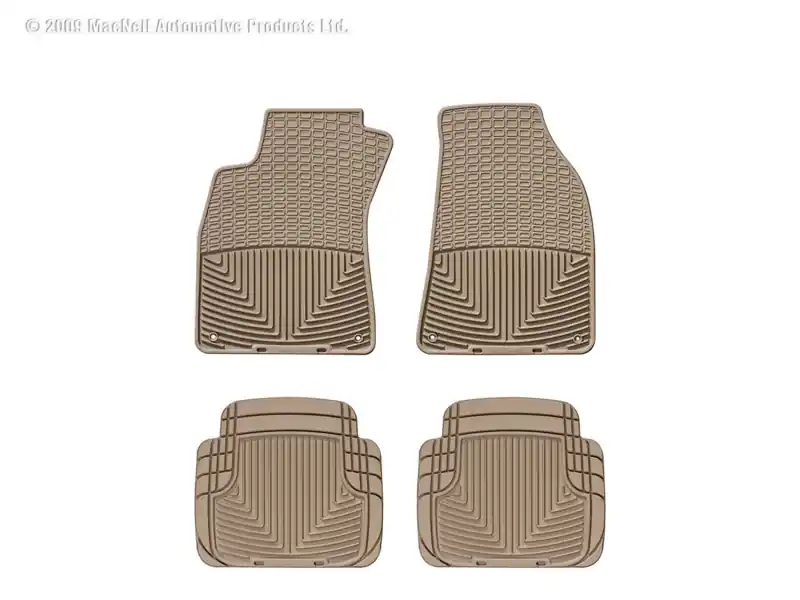 WT Rubber Mats - Rear - Tan Top Rated