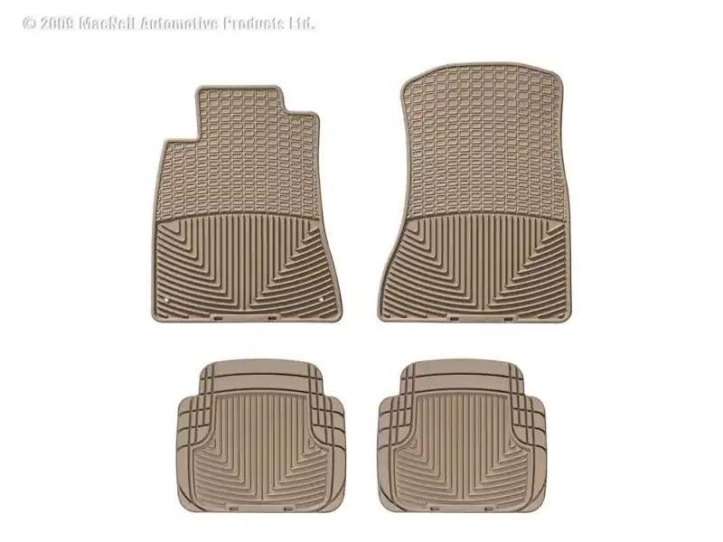 New Arrival WT Rubber Mats - Rear - Tan