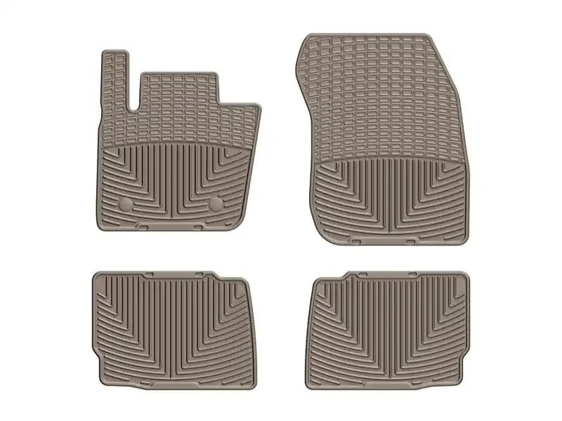WT Rubber Mats - Front - Tan Affordable