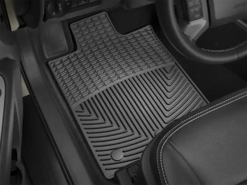 WT Rubber Mats - Front - Blk Cheap