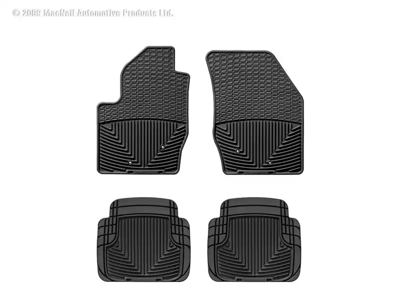 Deal WT Rubber Mats - Front - Blk