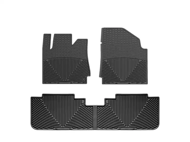 Certified WT Rubber Mats - Front - Blk
