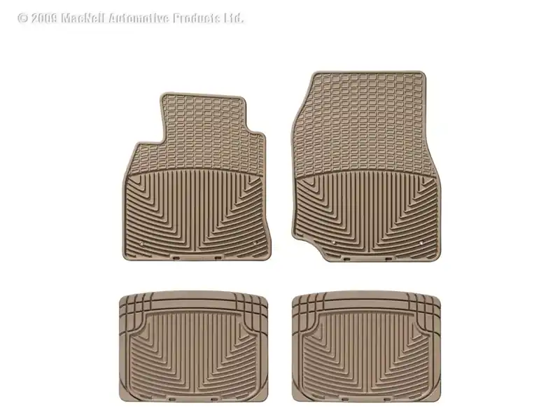 Budget WT Rubber Mats - Rear - Tan