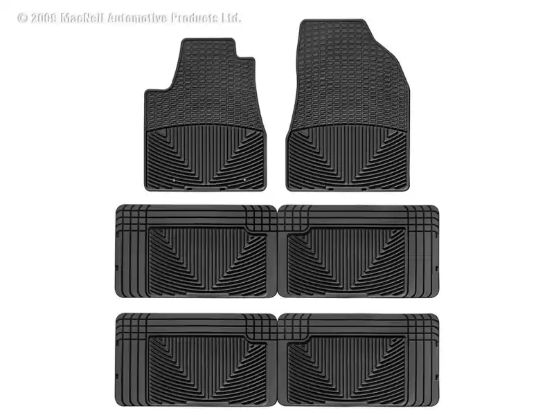 WT Rubber Mats - Rear - Blk Hot Picks