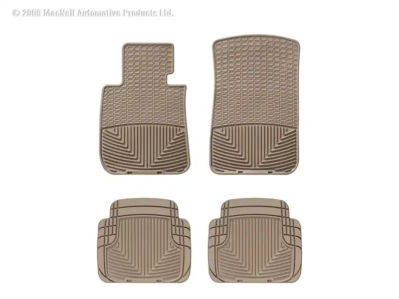 WT Rubber Mats - Rear - Tan Direct From Factory