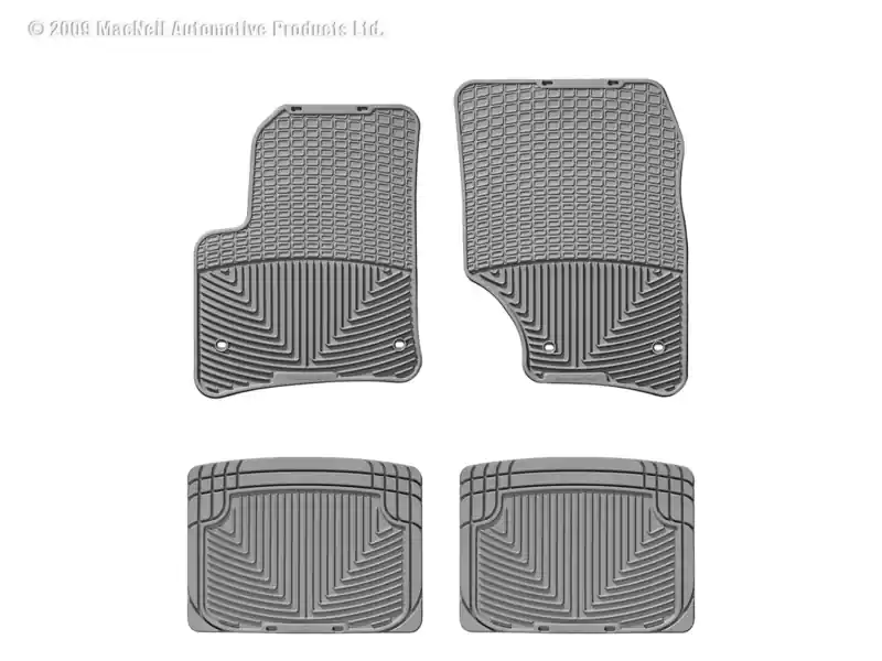 Genuine WT Rubber Mats - Rear - Grey