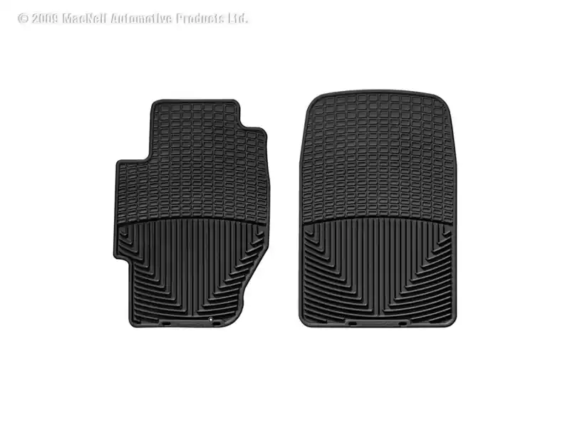WT Rubber Mats - Front - Blk Popular