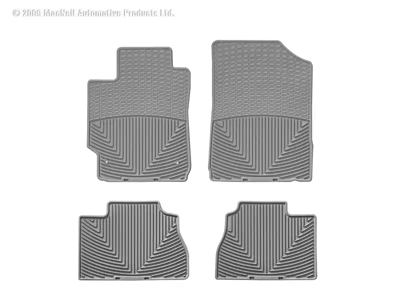 WT Rubber Mats - Rear - Grey Best Choice