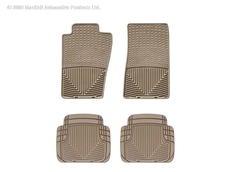 Clearance WT Rubber Mats - Front - Tan