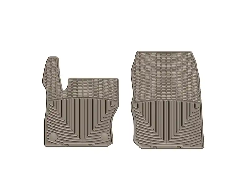 WT Rubber Mats - Front - Tan Mega Sale