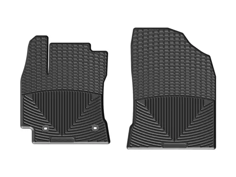 Premium WT Rubber Mats - Front - Blk