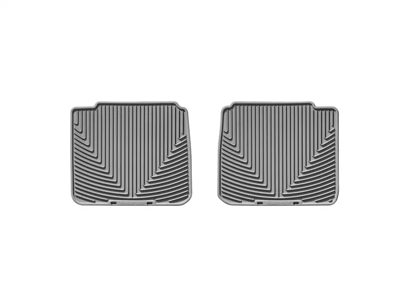 Budget WT Rubber Mats - Rear - Grey